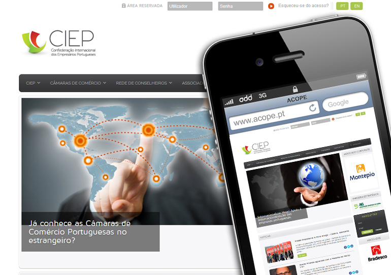 CIEP | Responsive website