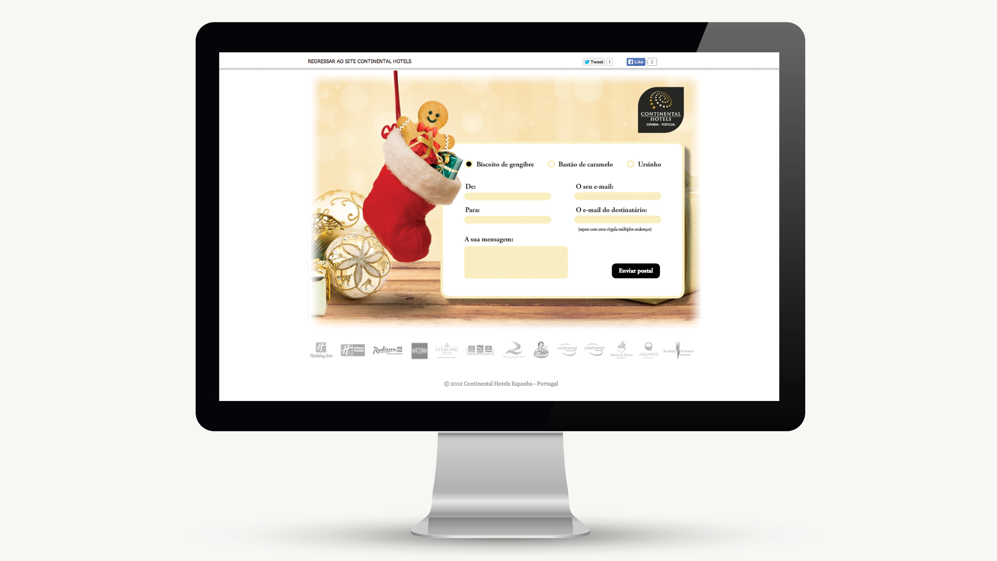 Continental Hotels | Postais Digitais para Facebook